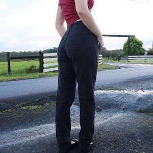 Vintage GAP Black Classic Fit Mom Jeans